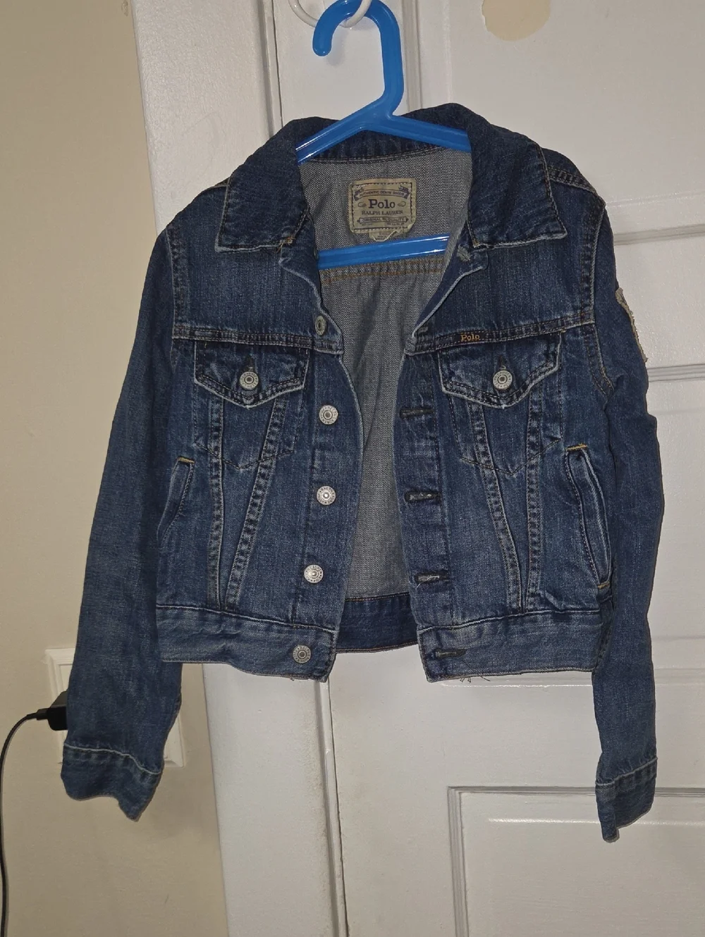 Ralph Lauren Kids Dark Blue Denim Jean Jacket